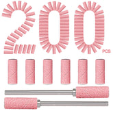 Bandes de poncage BLESWIN petites grain 180 pour finitions précises sur ongles.