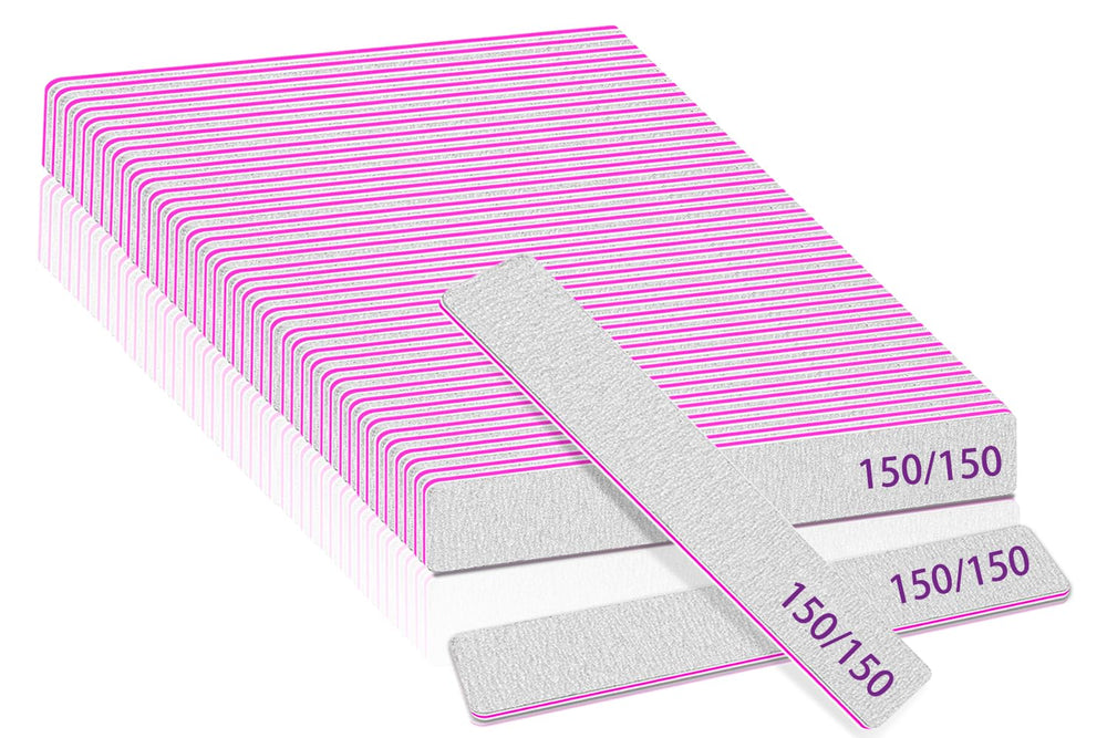Lime à ongles BLESWIN double-face grain 150 pour modeler rapidement.