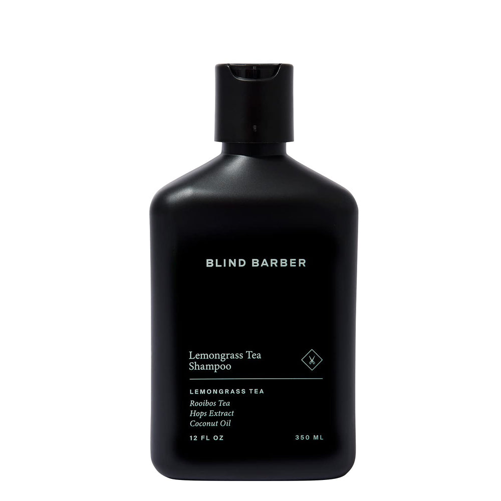 Blind Barber Lemongrass Tea Shampoo bottle for daily refreshing cleanse