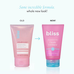 Bliss Jelly Glow Peel : texture gel clair prête à être appliquée en douceur.