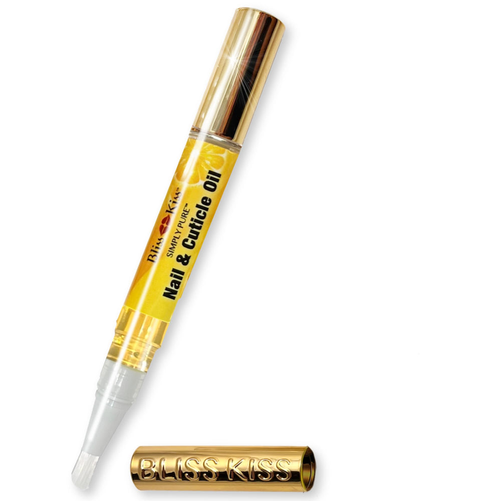 Bliss Kiss Stylo huile-cuticule, application précise et hydratation ciblée.