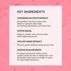 Bliss What a Melon tonique – disque coton pour une application en douceur.