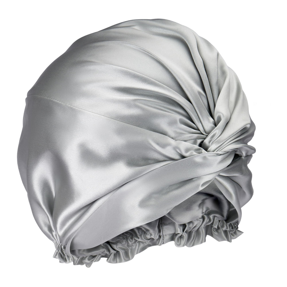BLISSY bonnet en soie pour dormir protège les boucles et préserve l'hydratation nocturne