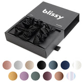 Chouchous BLISSY en trio noir pour cheveux sans cassures et élégants.