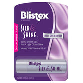 Blistex Silk & Shine batonnet lèvre avec fini satinée et brillance légère.