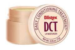Blistex DCT packaging box displays the trusted lip care routine option.