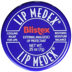 Blistex Lip Medex emballage 12, pratique à emporter pour lèvres sèches.
