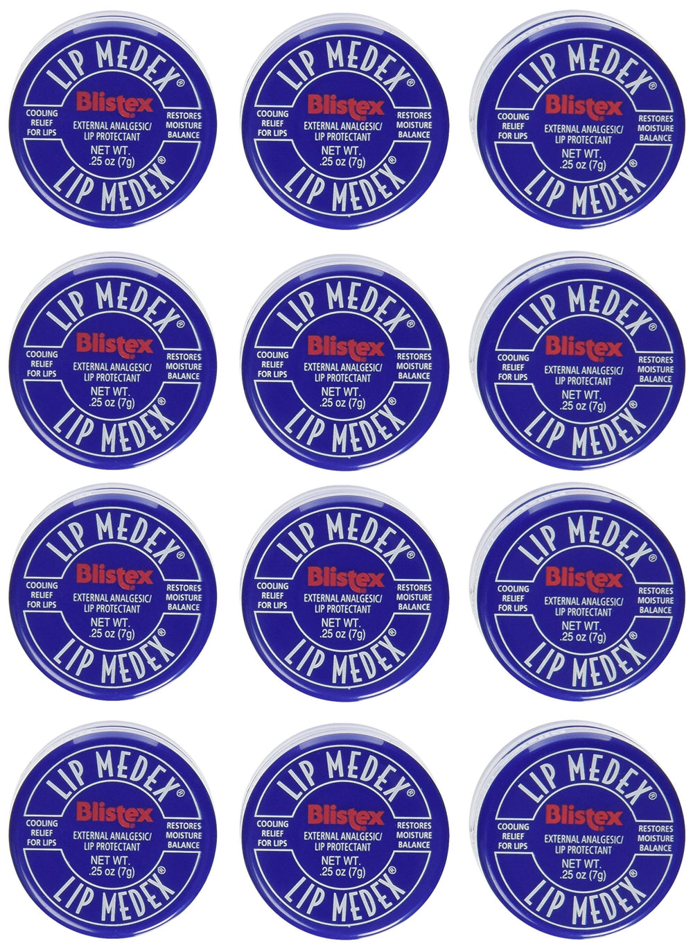Blistex Lip Medex tube provides cooling relief and moisture for dry lips