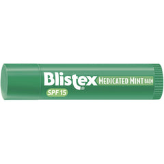 Lot de 9 sticks Blistex Menthe SPF 15 pour la maison et les déplacements.