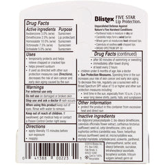 Tube Blistex protection lèvres SPF30 montrant sa texture protectrice.