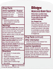 Blistex baume lèvres framboise SPF15, protection solaire pratique en voyage.