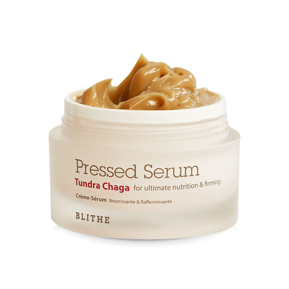 BLITHE flacon sérum-presse tundra-chaga prêt pour hydratation et lifting doux