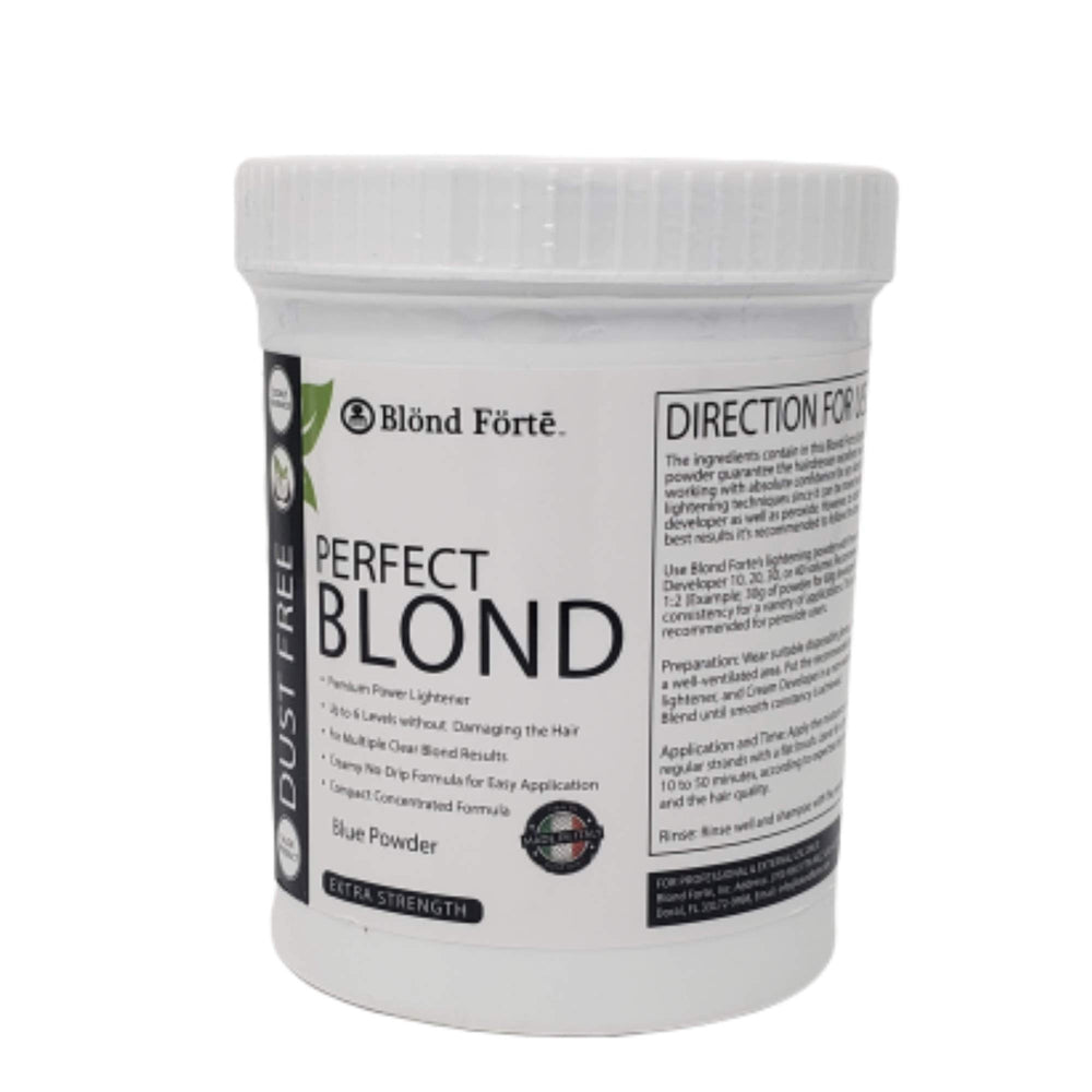 Blond Forte Perfect Blond présente le pot pour une application maîtrise et résultats uniformes.