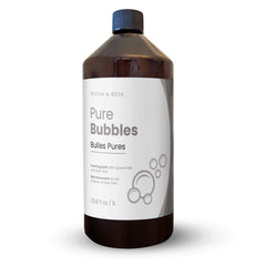 Bloom & Bōde – bain moussant luxueux sans parfum, bouteille 1L, expérience de bien-être à domicile.