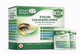 BloomBright lingettes nettoyage paupières et cils sans rinçage.