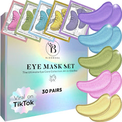 BLOOMORA patches yeux hyaluronique – hydratation et regard frais.