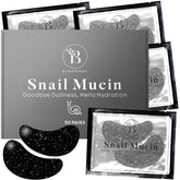 BLOOMORA patchs-yeux-mucin-escargot emballage-pratique facilite l'utilisation en voyage.