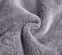 BloomSesame microfibre gris, tissu doux pour le soin quotidien du visage
