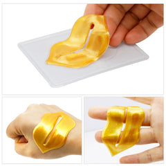 Masque lèvres or 24K Blopuivo pour hydrater et lisser les lèvres