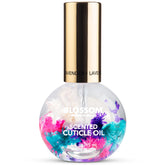 Huile-cuticule Blossom lavande: bouteille compacte pour hydrater les cuticules au quotidien.
