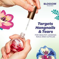 Texture nourrissante Blossom huile-cuticule, hydratation durable pour cuticules.