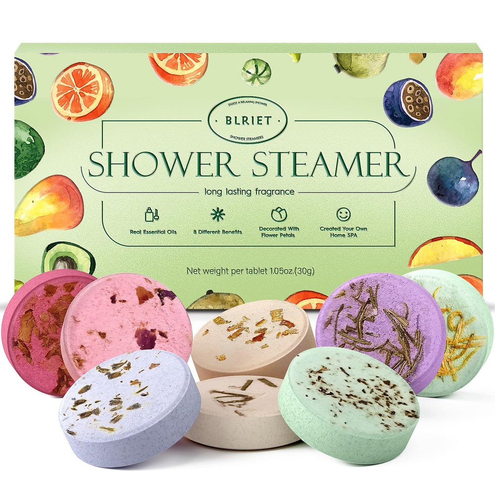 BLRIET bombes de douche aromathérapie, emballage cadeau, relaxation à portée de douche