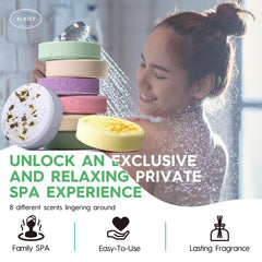 BLRIET Shower Steamers 7-scent variety showcasing a versatile aromatherapy set.