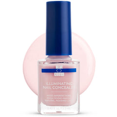 Vernis illuminant Blue Cross en flacon, brillance naturelle.
