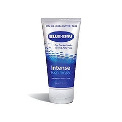 BLUE-EMU Crème application-pieds, utilisation ciblée pour hydrater les pieds secs.