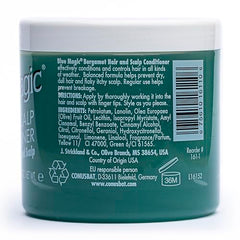 Creamy texture of Blue Magic Bergamot conditioner suggests rich moisture