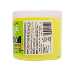 Blue Magic Hair Food étiquette – soin nourrissant pour cheveux secs et cassants.