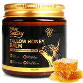 Blue Sea Sky Beef Tallow Face Cream jar for daily facial hydration.