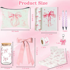 BlueRaying Coquette gobelet rose noeud, utilisation durable pour boissons à emporter.