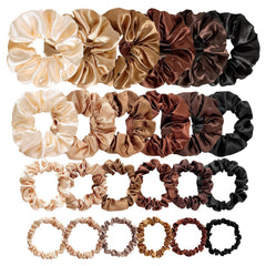 BlueZOO serre-cheveux satin 4 tailles, maintien confortable sans écrasement.
