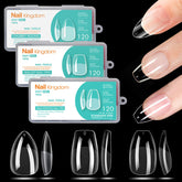 BlueZOO tips ongles amande court, rendu naturel et pose rapide.