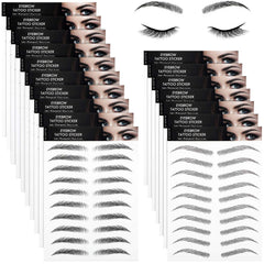 Blulu sourcils 4D poil artificiel: 18 feuilles pour varier rapidement votre look.