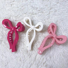 Bmobuo clip papillon rose poudré de 5 pouces pour un maintien sûr.