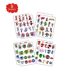 Ensemble de 8 feuilles BNFUO, designs variés et attrayants.