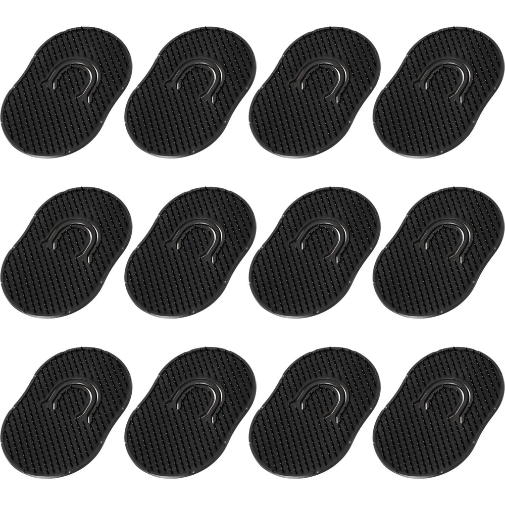 Boao peigne main de poche noir, pratique pour démêler rapidement à domicile.