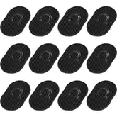 Boao peigne main de poche noir, pratique pour démêler rapidement à domicile.