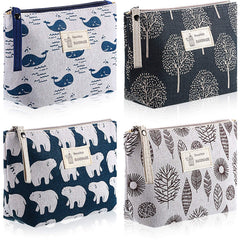 Boao trousse canvas baleine: rangement léger pour maquillage en voyage