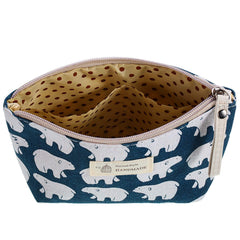Boao trousse canvas feuille: format compact pour petites affaires