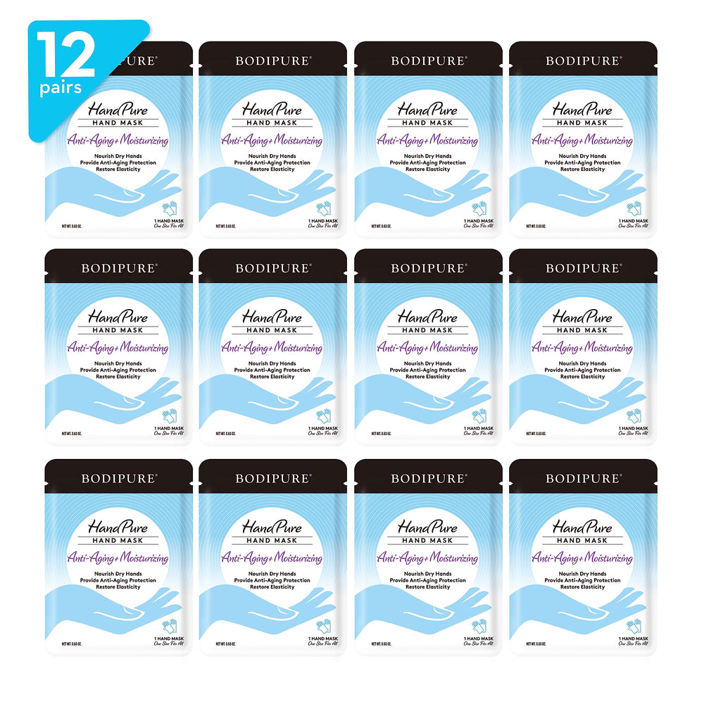 Bodipure HandPure – masque main réparateur, douceur immédiate et hydratation ciblée.