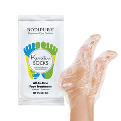 Bodipure masque-pieds hydratation profonde: peau douce apres utilisation