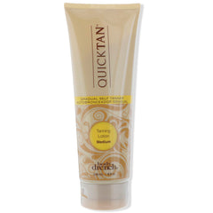 Body Drench Quick Tan — bouteille prête à l'emploi pour un bronzage progressif naturel.