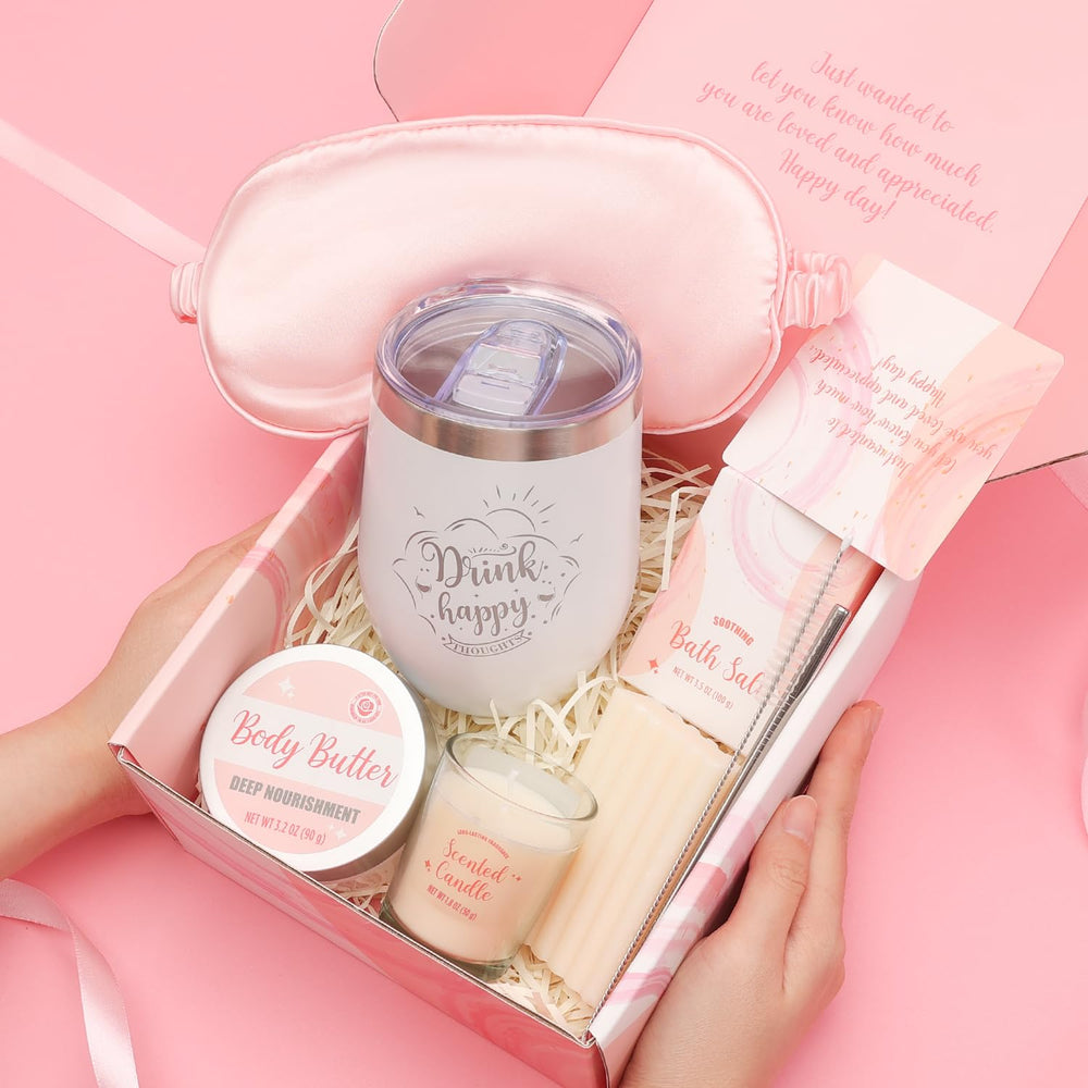 BODY & EARTH Rose Spa Eye Mask for restful sleep and on-the-go pampering.