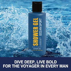 BODY & EARTH Senteur Ocean Frais — parfum masculin frais pour la routine