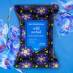 Lingettes Body Prescriptions à la mandarine, parfum frais et démaquillage en douceur.