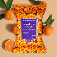 Lingettes à l'orchidée Body Prescriptions, parfum floral et soin approprié pour la peau.