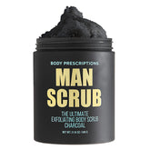 Body Prescriptions Man Scrub jar twist top for daily use